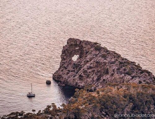 Puesta de sol en Sa Foradada